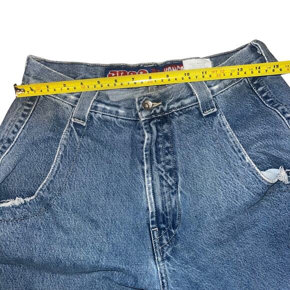 Vintage Y2K JNCO Jeans thrashed Kangaroo wide leg baggy skater distressed grunge - Picture 7 of 14